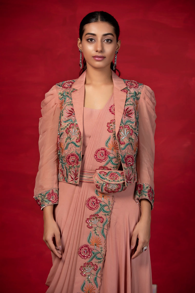 Buy Readymade Sarees/ Ready to Wear Sarees/ Prestitched Pleated Sarees  Online | KALKI Fashion