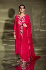 Athena embroidered suit with dupatta