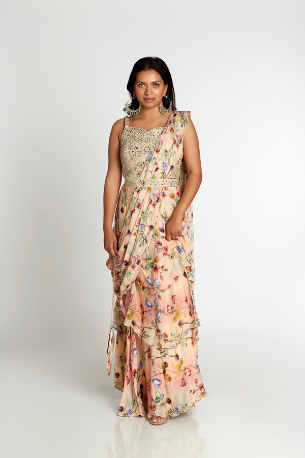 Disha Skirt Sari | Ready to Ship
