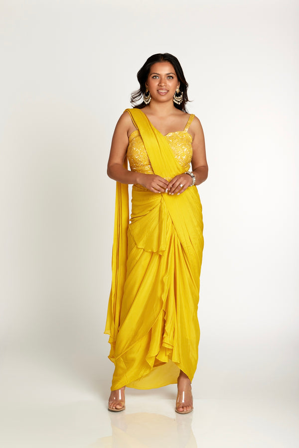 Mrunali Skirt Sari | Ready to Ship