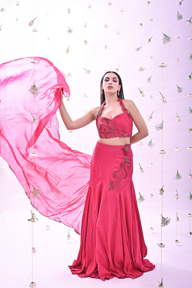 Hot Pink Lehenga