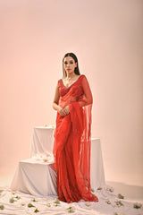 Red Saree