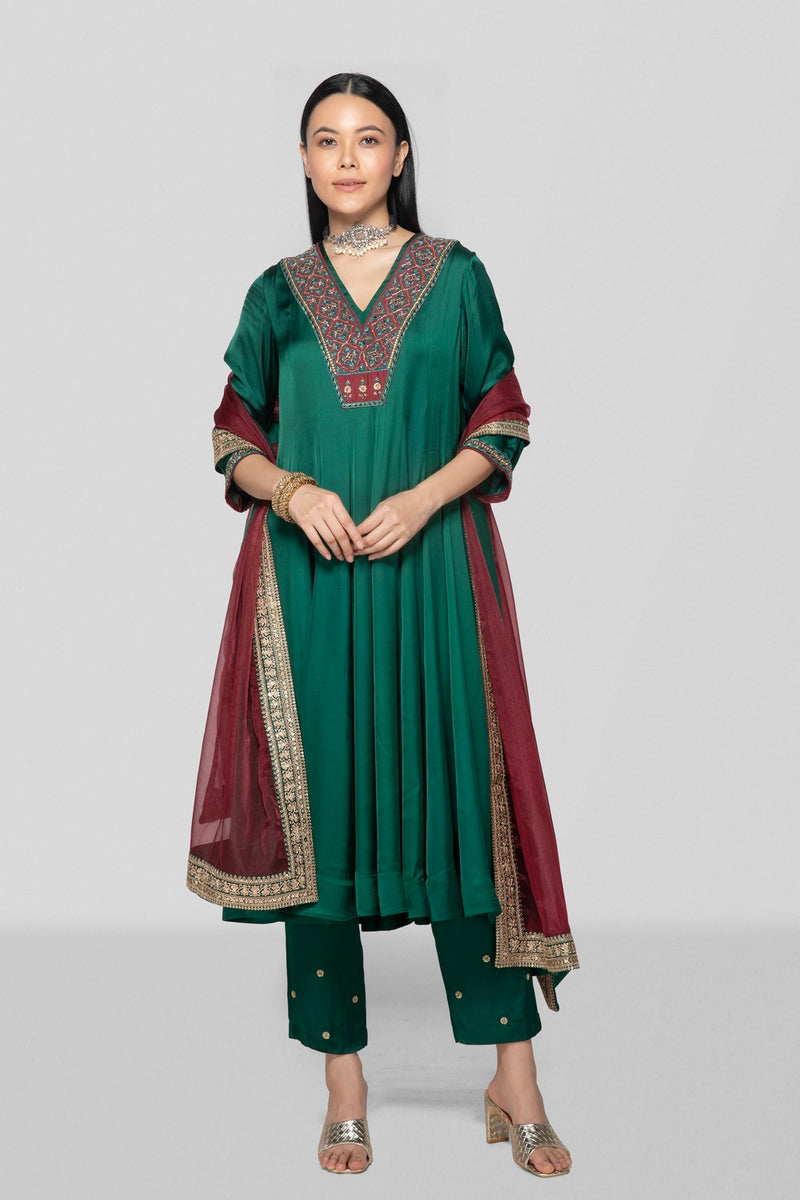 Emerald Green Kurta Set