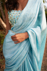 Sea Of Stars Saree Set