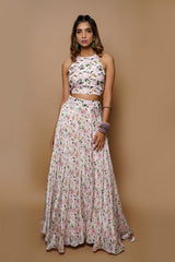 FLORAL DIGITAL PRINTED LEHENGA SET