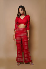 HOT RED INDO WESTERN SET