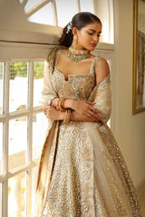 Jibla ivory lehenga