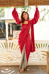 Rosa Pre-Draped Sari