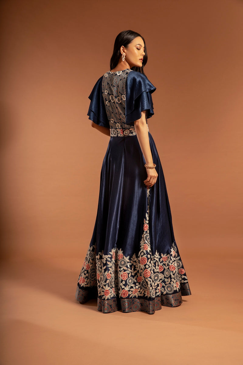 EGRAS  FLARED GOWN