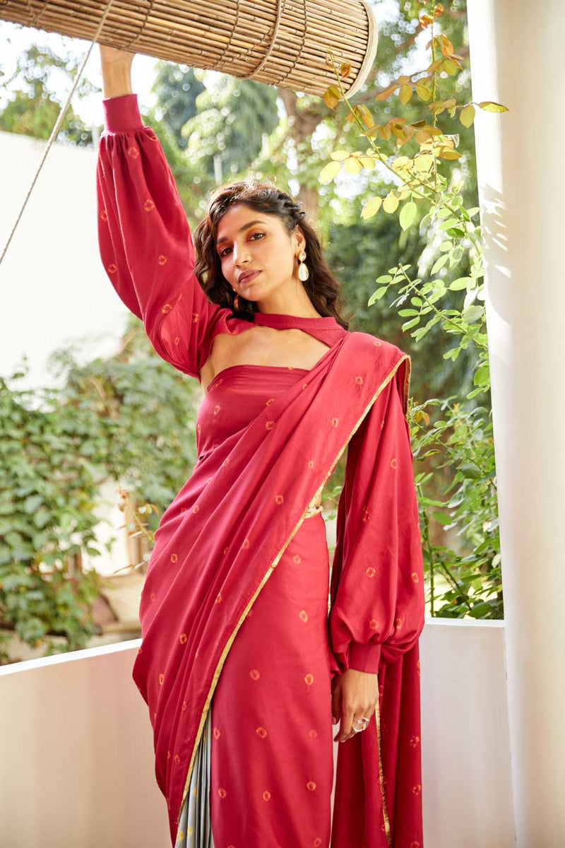 Rosa Pre-Draped Sari