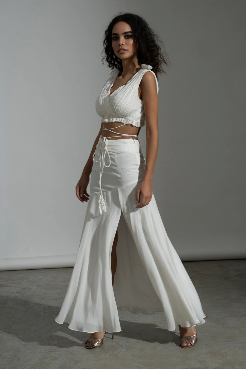 BALI NIGHTS SKIRT White