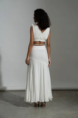 BALI NIGHTS SKIRT White