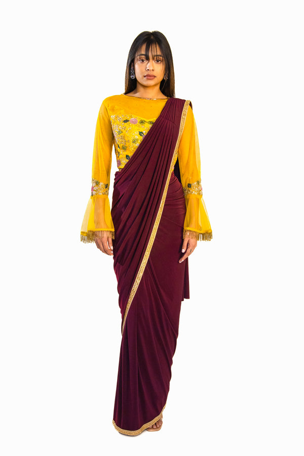 Aditi Pre-draped sari | Ready to Ship