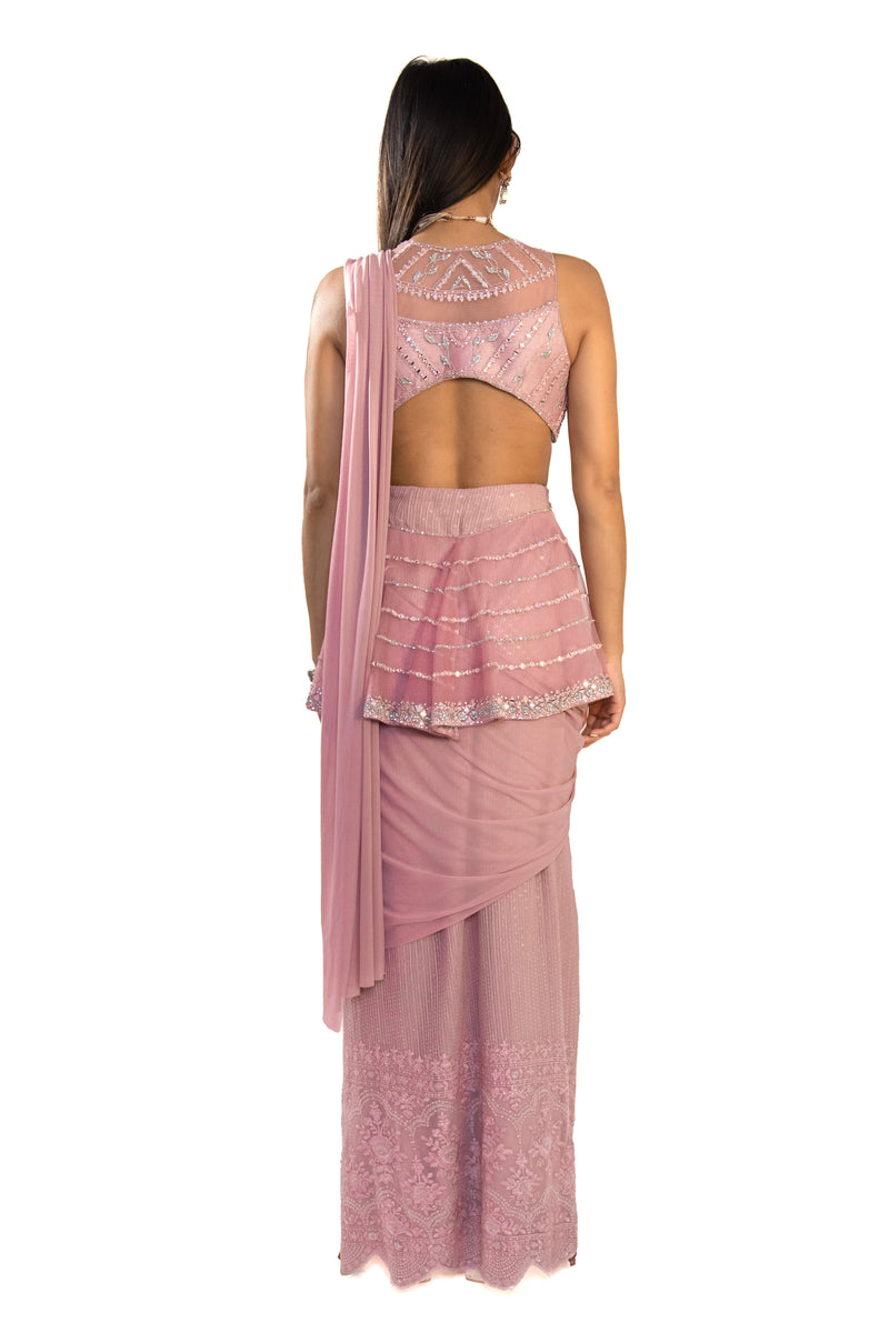 Alisha Pre-draped sari | Ready to Ship