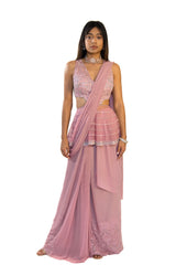 Alisha Pre-draped sari | Ready to Ship